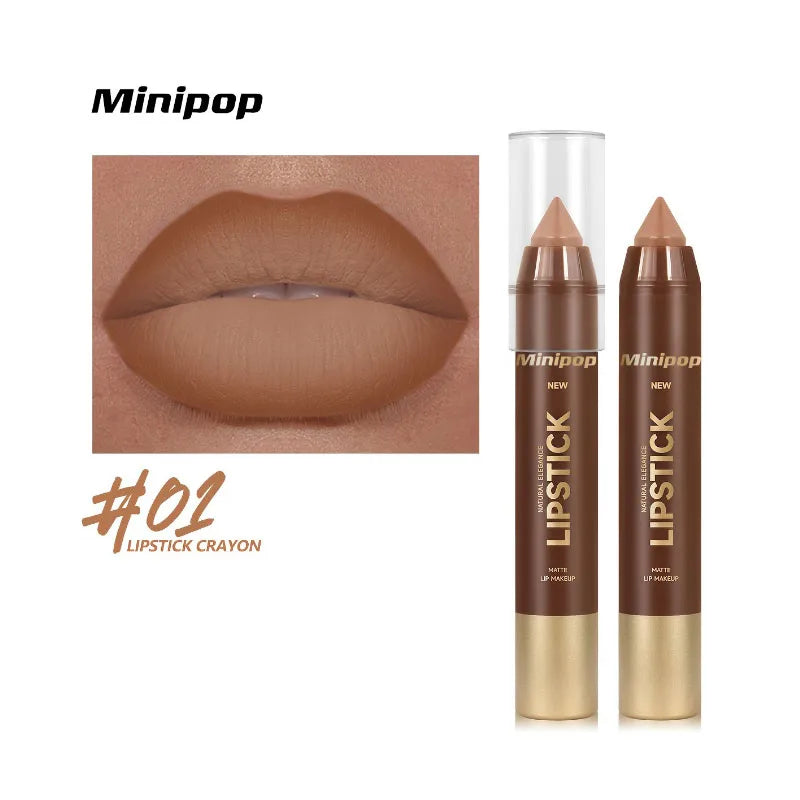1Pc Smooth Lip Liner Pencil Waterproof Lip Contour Long-Lasting Definer For Daily Use Brown And Red Cosmetic Lip Makeup Tool
