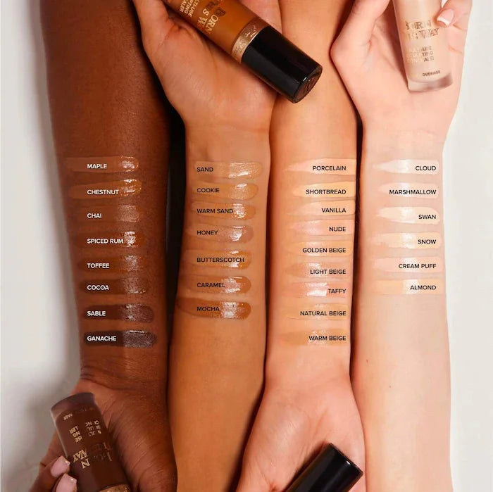 Too Faced Makeup Born This Way Super Coverage Multi-Use Concealer with Hyaluronic Acid Retouches Wide Range Of Flawless Shades
