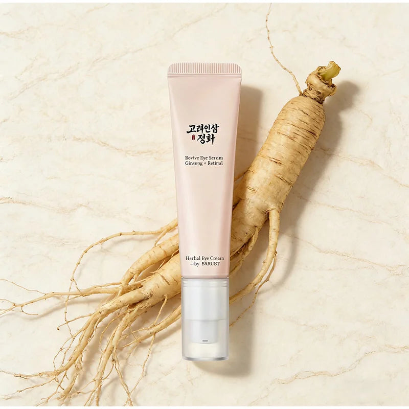 Korean Beauty Revitalizing Eye Serum, Retinol Niacinamide Eye Serum Tightening Moisturizing Reduce Fine Lines Herbal Eye Cream