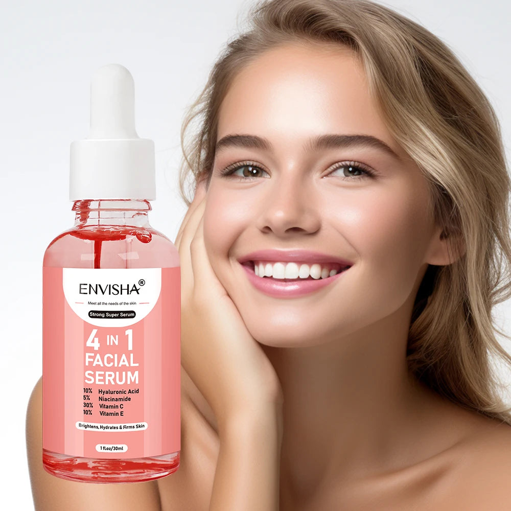 ENVISHA Face Serum Skin Care Anti-Aging Wrinkle Whitening Moisturizing Exfoliating Shrink Pores Fade Hyaluronic Acid Niacinamide