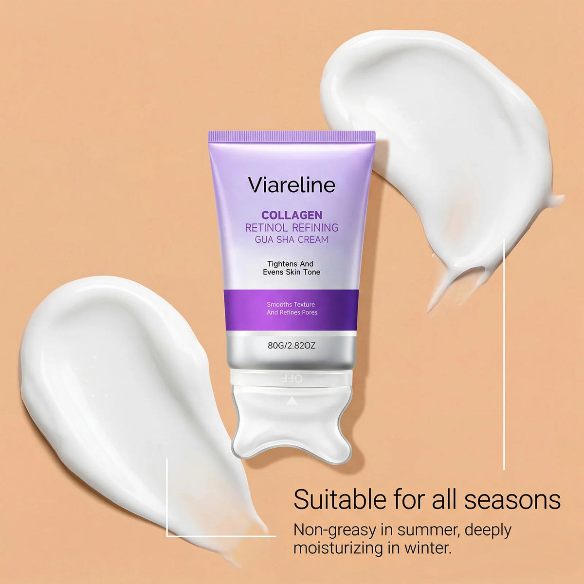 Cream Gua Sha Retinol Collagen Cream Gua Sha Cream Lifting Facial Contouring Shaping Skin Elasticity Enhancement V-Line Jawline