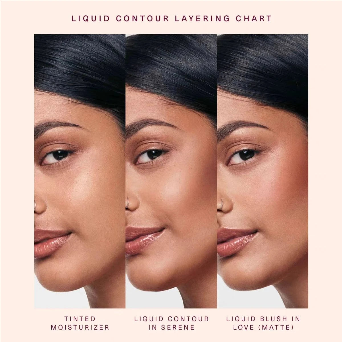 Rare Beauty Liquid Cream Contour Palette Dark Bronzing Stick Makeup for Face Highlighter Bronzer Long-Lasting Concealer Cosmetic