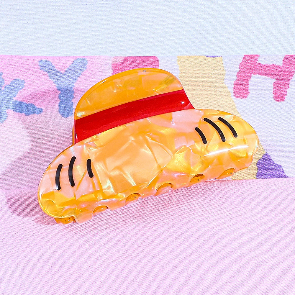 Cute Acrylic Hair Claw Clip for Anime Parties Birthdays Roleplaying - Non-Slip Easy to Use No Power Required Suitable