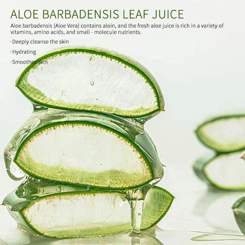 150ml Aloe Vera Cleanser Face Mousse Wash Refreshing Hydrating And Water-locking Deep Cleansing For Facial Skin Beauty Skincare