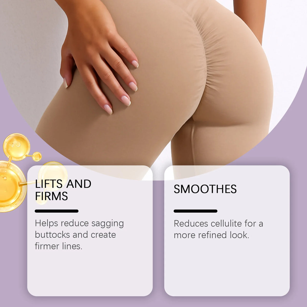 Buttsize Plumpy Up Smoothing Cream Massage Muscles Reduce Fat Mass Firm Skin Lift Shaping Buttocks Moisturize Enlarge Hip Lotion