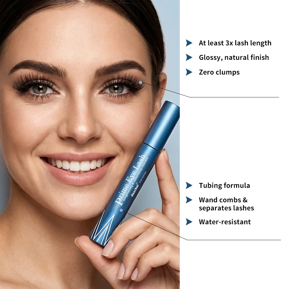 Lengthening & Volumizing Mascara Water-Resistant Long-Lasting Nourishing Strengthen Mascara Glossy Natural Finish Eye Makeup