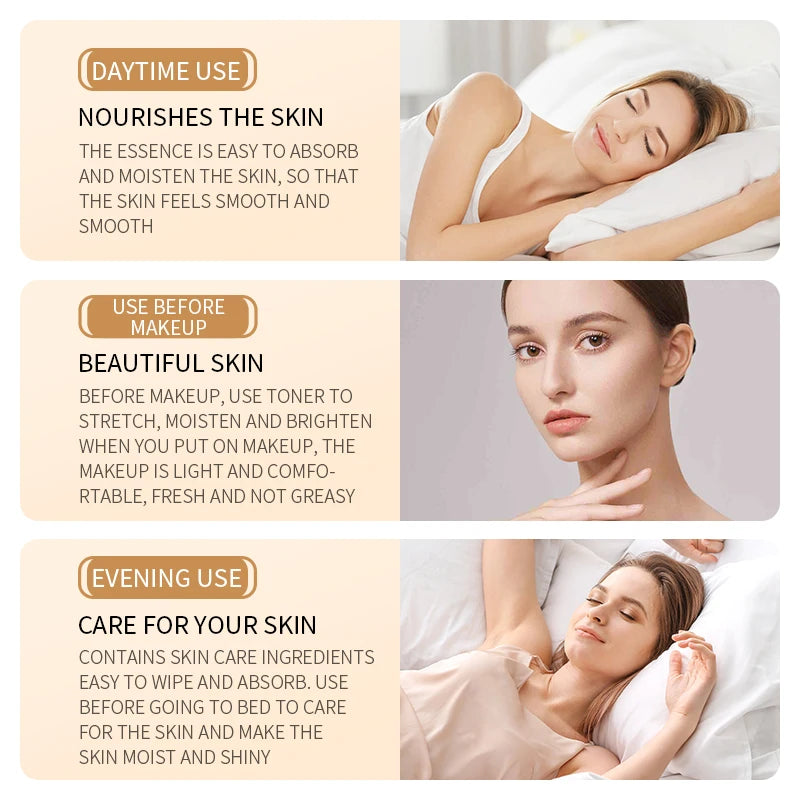 BIOAOUA Rice Raw Pulp Face Toner Moisturizing Water Brightening Lifting Deep Facial Cleanser For Young Glowy Korean Skin Care