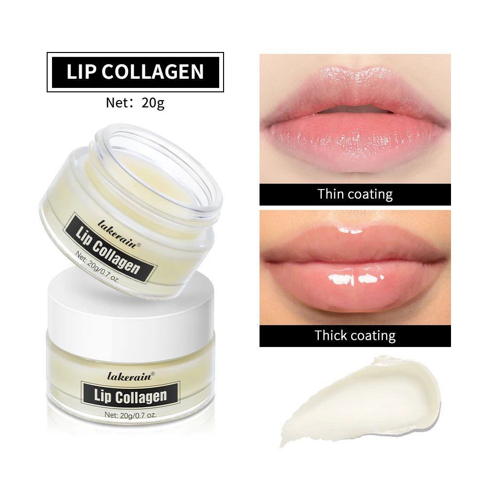 Lip Collagen Collagen Lip Mask Lip Balm To Moisturizes Dry Lips Smooths Fine Lines, Deep Hydrates Lip Moisturizer For Exfoliatin