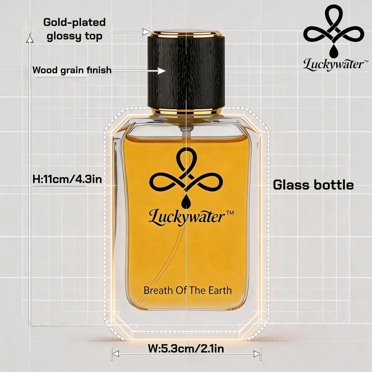 Men Eau De Parfum Spray 50ml, Earth‑Inspired Woody Aromatic Fragrance, Orange Grapefruit Cedar Patchouli Notes, Portable Long‑Lasting Scent for Daily Office Dating Travel, Gentleman Fragrance Gift Choice for Him