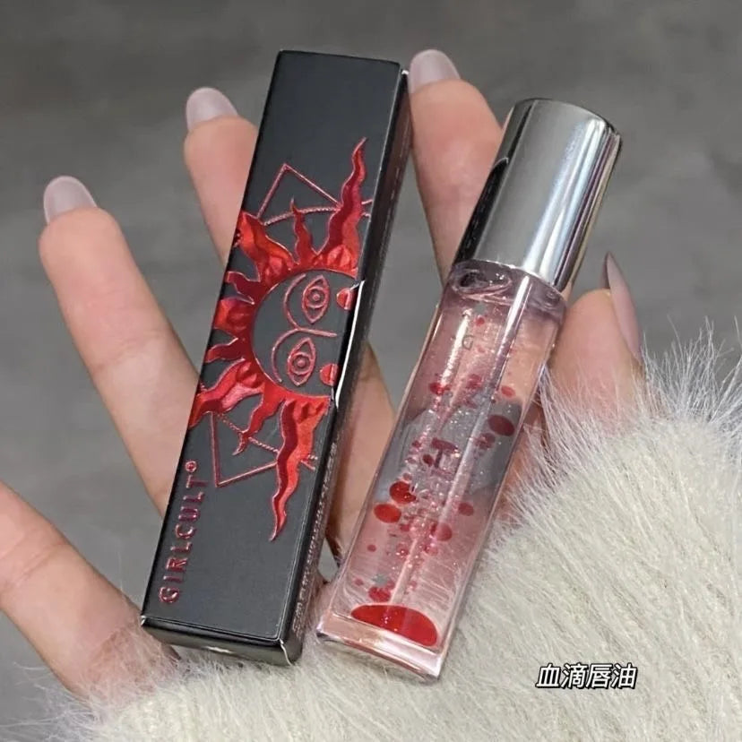 Girlcult Clear Lip Oil Gloss–Nourishing Lip Care,Glass Finish Plumping Layering Lipstick & Lipgloss Transparent Lip Gloss Set