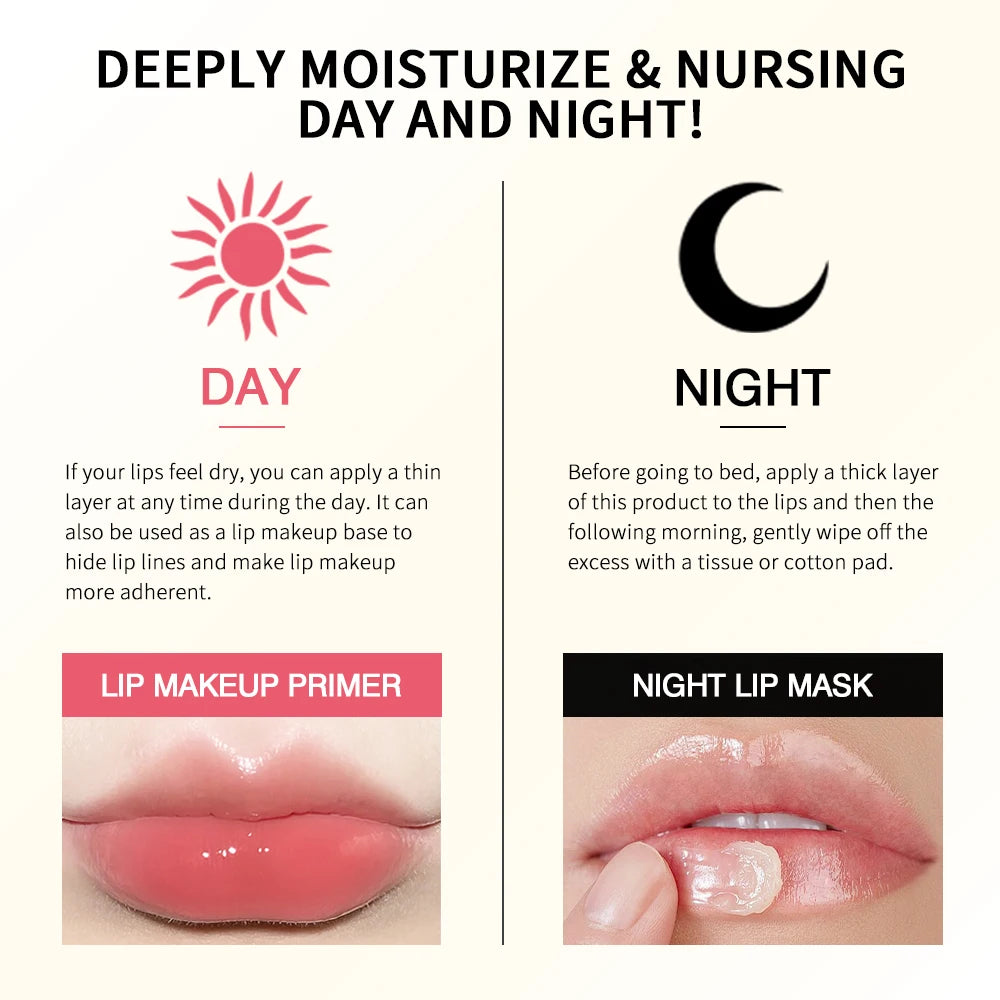 Lip Collagen Collagen Lip Mask Lip Balm To Moisturizes Dry Lips Smooths Fine Lines, Deep Hydrates Lip Moisturizer For Exfoliatin