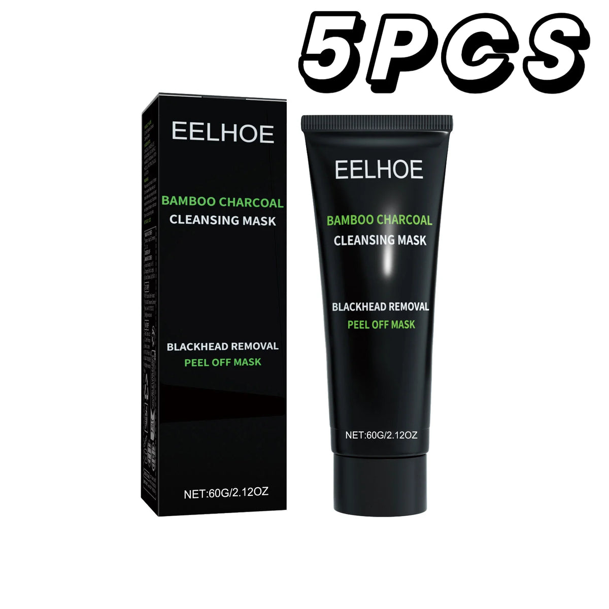 Bamboo Charcoal Tear-off Mask Blackhead Remover Deep Cleanig Purifying Shrink Pores Cream Exfoliator Peel Mud Mask Skin Care