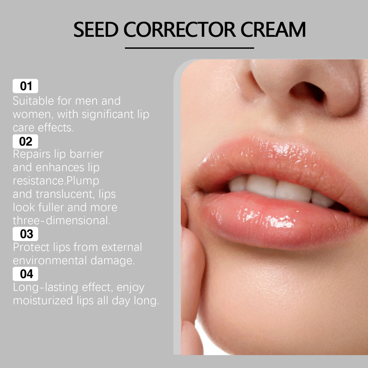 HOYGI Hyaluronic Acid Lip Balm Lasting Moisturizing Anti Cracked and Dryness Lighten Melanin Brighten Lips Gentle No Greasy 20g