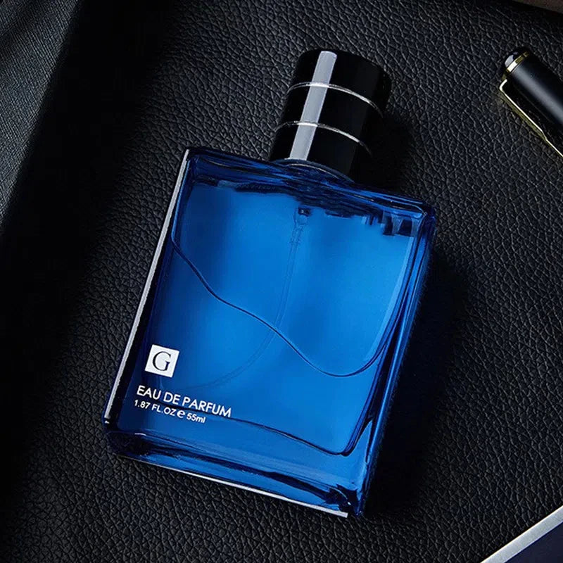 55ml Men's Eau De Parfum 2 Scents Set, Long Lasting Masculine Cologne, Fresh Citrus Woody & Spicy Sandalwood Fragrance, Fine Mist Spray Perfume for Daily Business Dating Party Gift for Him