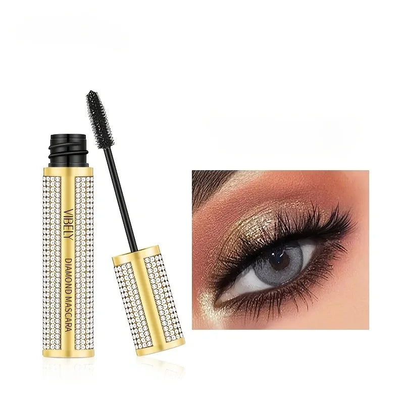 Private Label Mascara Custom Bulk Thick Lengthening Waterproof Makeup Slender Curly Cool Black Big Eyes for Beginners Non-smudge