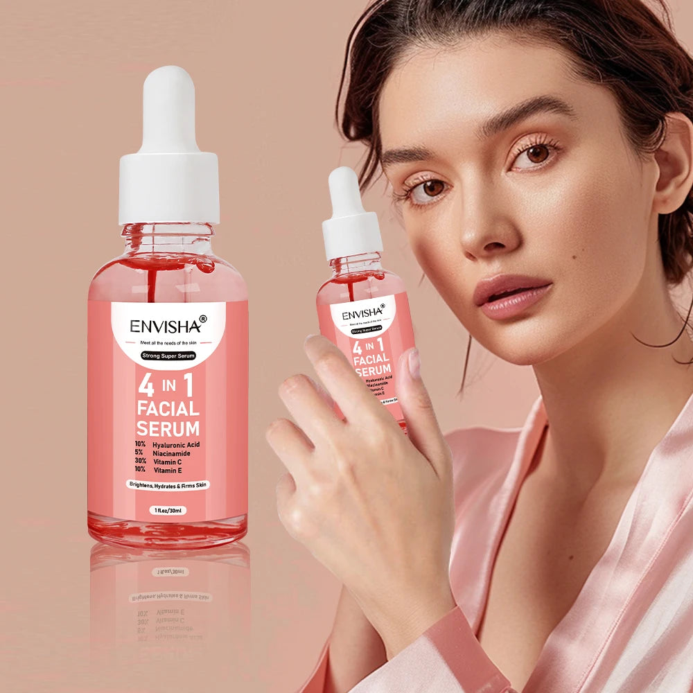 ENVISHA Face Serum Skin Care Anti-Aging Wrinkle Whitening Moisturizing Exfoliating Shrink Pores Fade Hyaluronic Acid Niacinamide