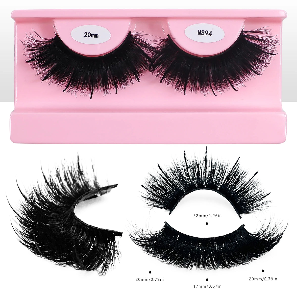 Wet Spike Lashes That Look Like Eyelash Extensions Dramatic Faux Mink Strip Lashes Makeup False Eyelashes Supplies