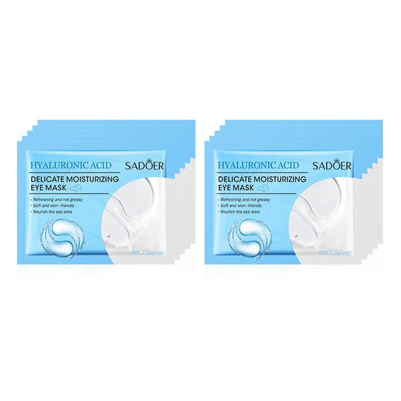 5/10/20 Pairs SADOER Crystal Collagen Eye Mask Anti Dark Circles Removal Eyes Bag Moisturizing Eye Patches Beauty Eyes Skin Care
