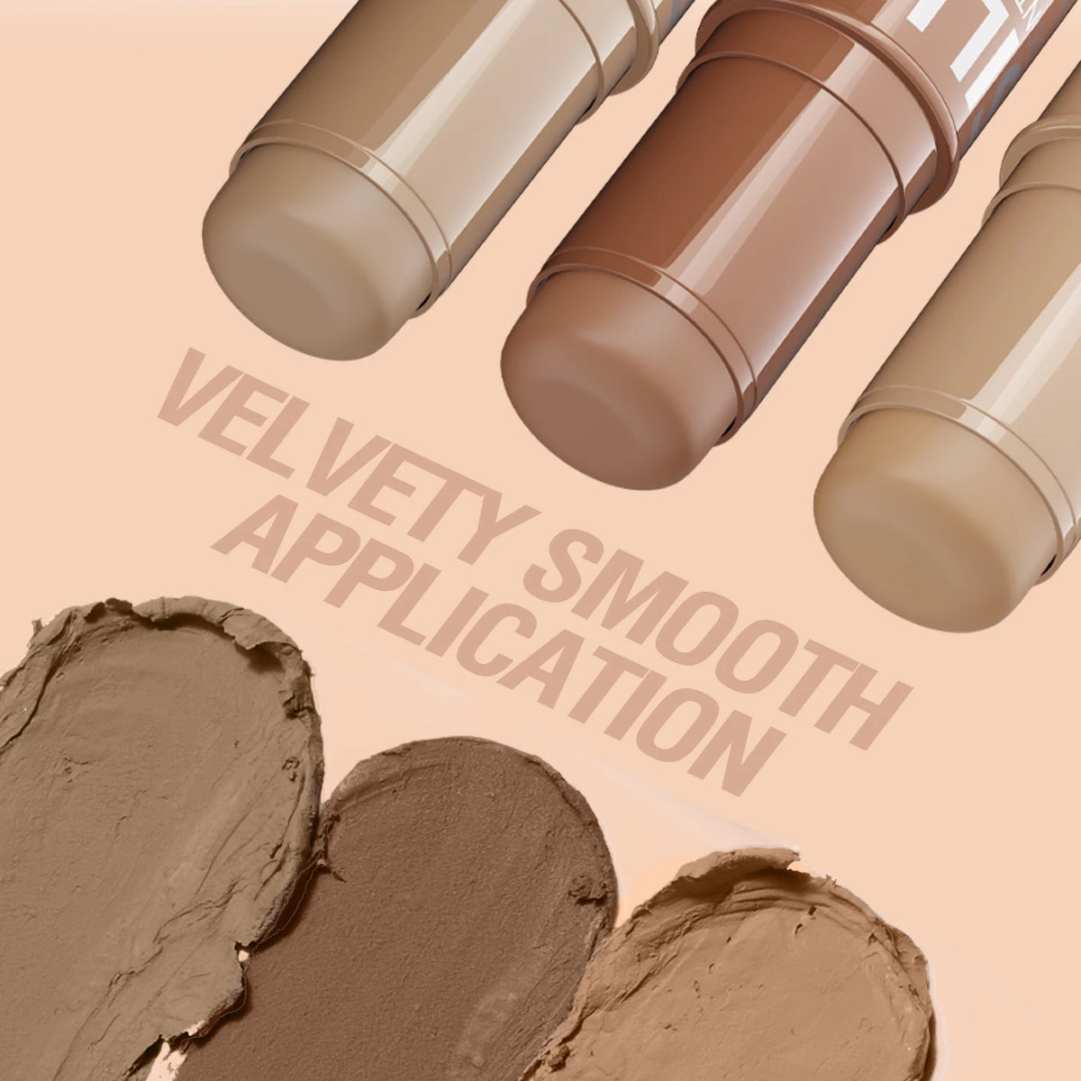 1PC Grooming Highlighter Stick, Waterproof and Durable, Smooth and Easy to Apply, Matte Texture, Natural Makeup Effect