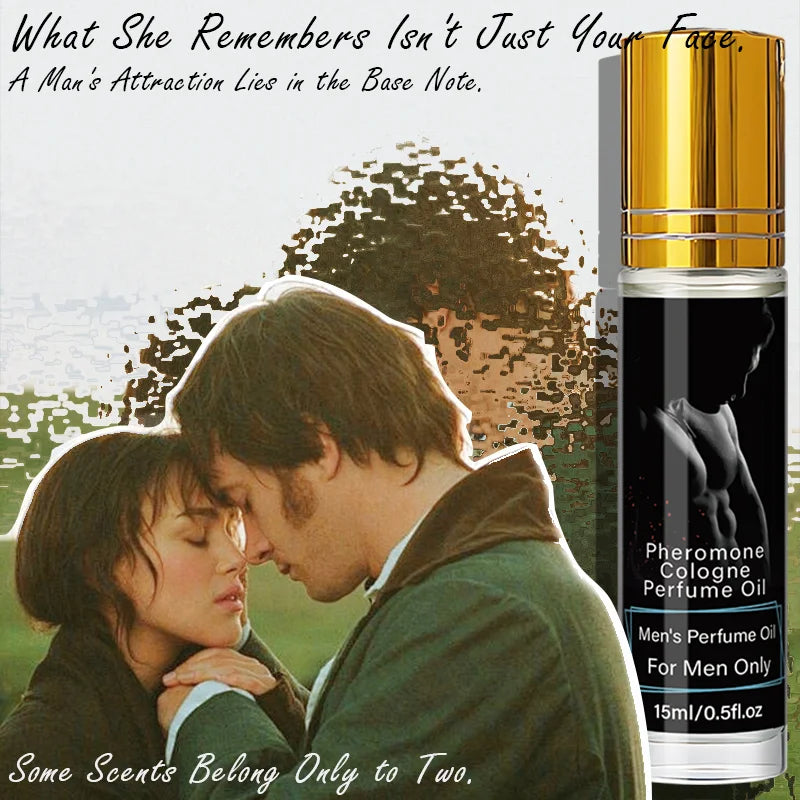 Lemonfay Pheromone Cologne Perfume Oil, Men's Roll-On Fragrance for Alluring Daily Wear