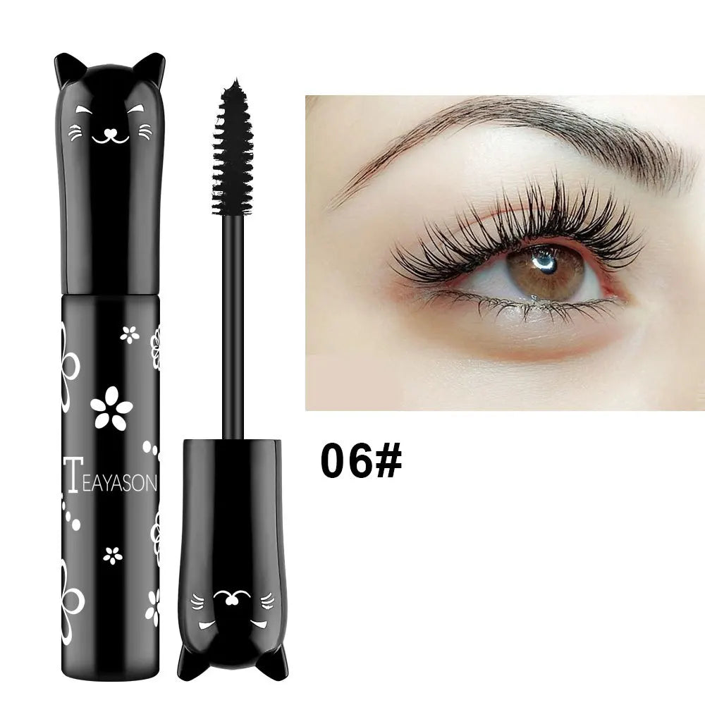 Colorful 4D Volume Mascara Lasting Styling Waterproof Quick Dry Blue Purple Curling Lengthen Long Eyelash Silk Extension Cream