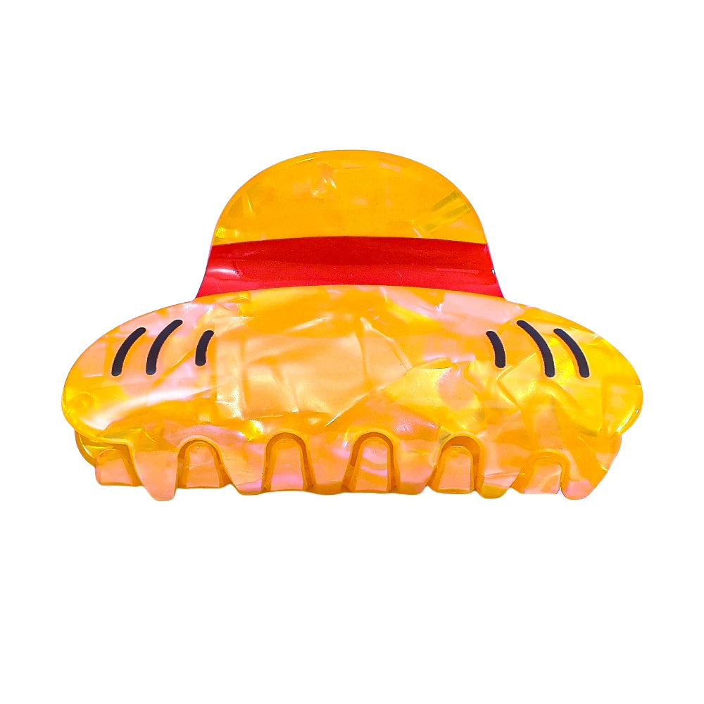 Cute Acrylic Hair Claw Clip for Anime Parties Birthdays Roleplaying - Non-Slip Easy to Use No Power Required Suitable