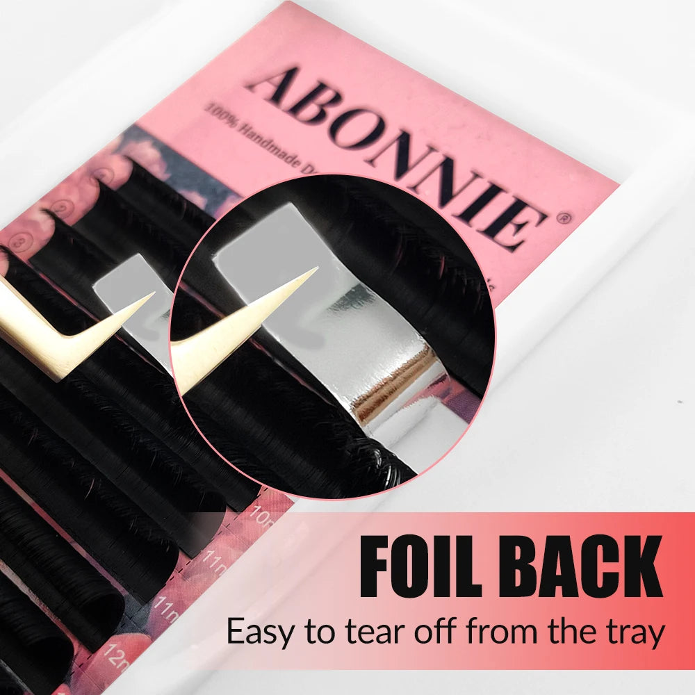 Abonnie Cashmere Easy Fan Matte Black Lashes Extensions C/CC/D/DD Volume Eyelashes Mega Cilios Fanning