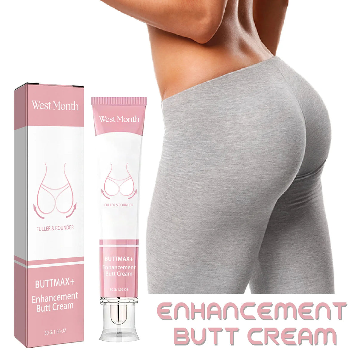 Buttock Enlargement Cream Hip Enhancement Plumper Firming Sculpting Tighten Shaping Sexy Big Ass Massage Lady Butt Lifting Cream