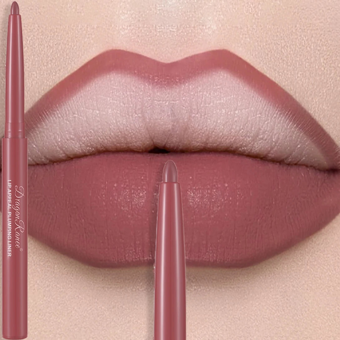 Multi Color Matte Lip Liner Crayon, Velvet Waterproof Lip Pencil for Outline & Fill Lips, Long Lasting Non Stick Lip Makeup