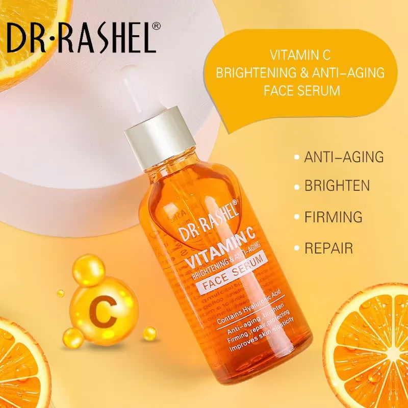DR.RASHEL Vitamin C Liquid Hydration Moisturizing Repair Improves Skin Firmness Elasticity VC Facial Serum 50ml
