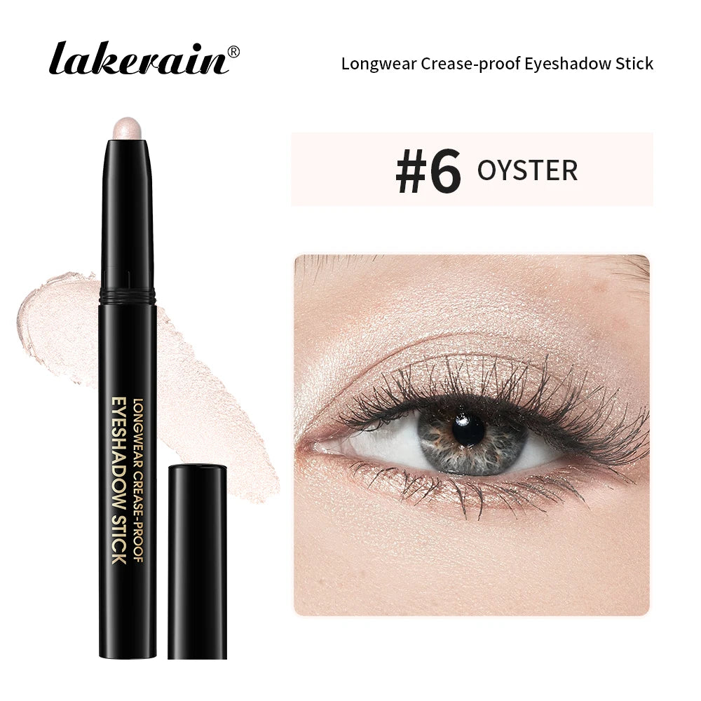 Shimmer & Matte Eyeshadow Pencil Stick Waterproof Pearlescent Metallic Glitter Eye Shadow Highlighter Pen Eyeshadow Cosmetics