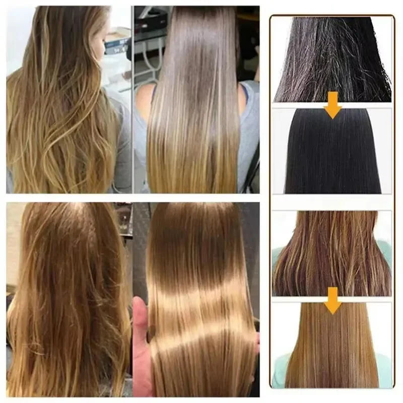 PURC 8 Seconds Hair Mask Smoothing Straightening Keratin Hair Treatment Cream Soft Repair Damaged Frizz Professional Hair Care