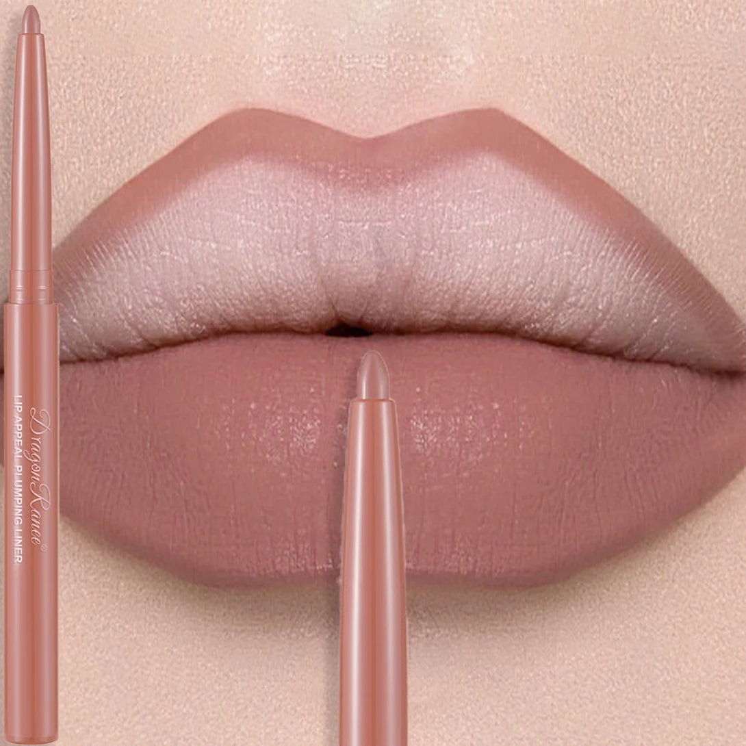 Multi Color Matte Lip Liner Crayon, Velvet Waterproof Lip Pencil for Outline & Fill Lips, Long Lasting Non Stick Lip Makeup