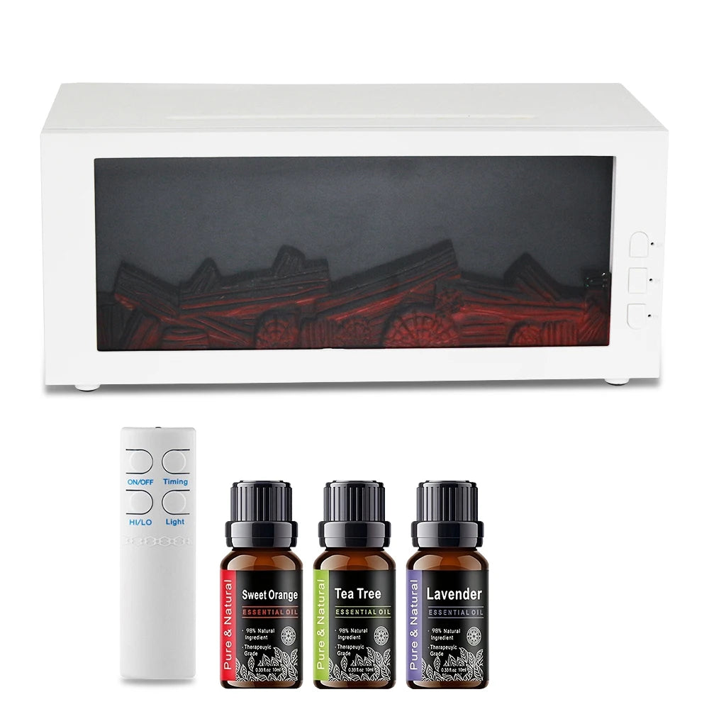 Ultrasonic Cool Mist Humidifier & Aroma Diffuser, 7 Colors LED Night Light Quiet Air Humidifier for Home Bedroom