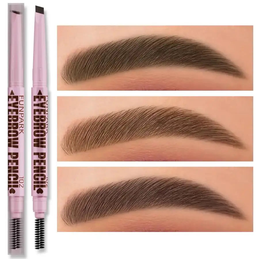 2 In1 Eyebrow Pencil Makeup For Women 5 Colors Waterproof Eyebrow Tattoo Brush Long Lasting Eyebrow Pen Professional Cosmetics