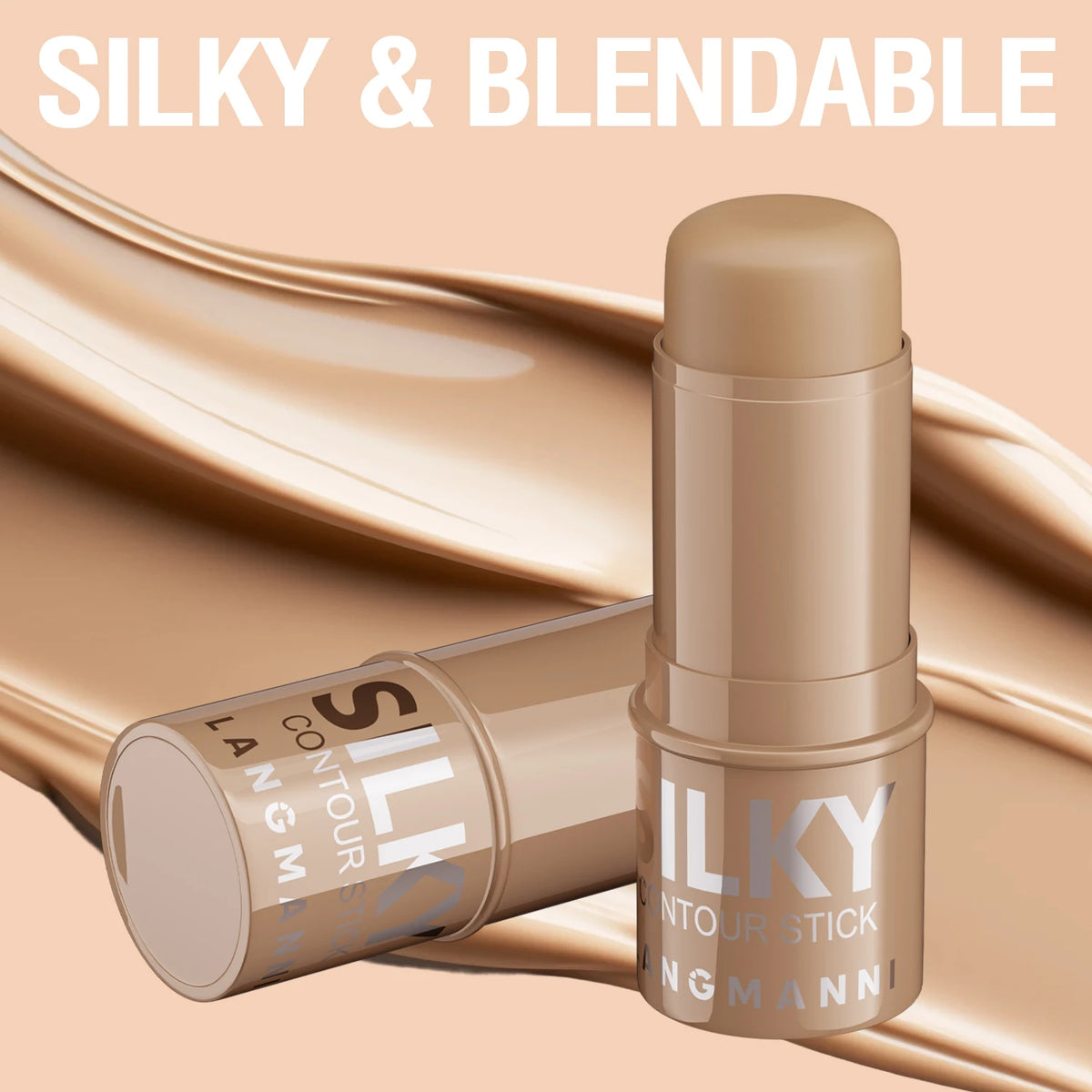 1PC Grooming Highlighter Stick, Waterproof and Durable, Smooth and Easy to Apply, Matte Texture, Natural Makeup Effect