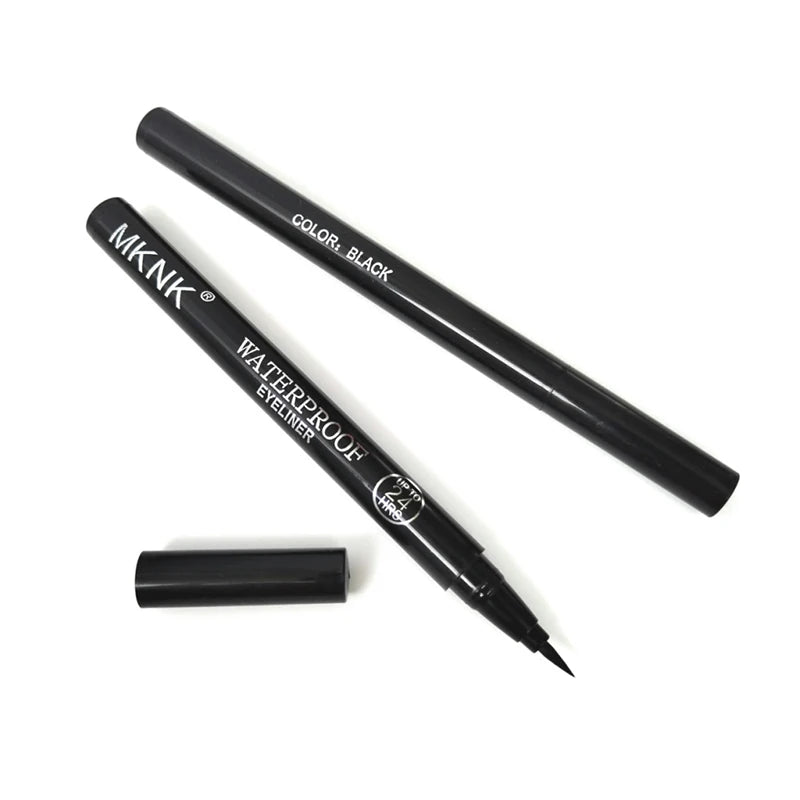 1/2/3/5/10/20/50pcs Waterproof Eyeliner Pen, Quick Dry Smudge-Proof Long Lasting Liquid Eye Liner, Fine Tip Black Eye Makeup