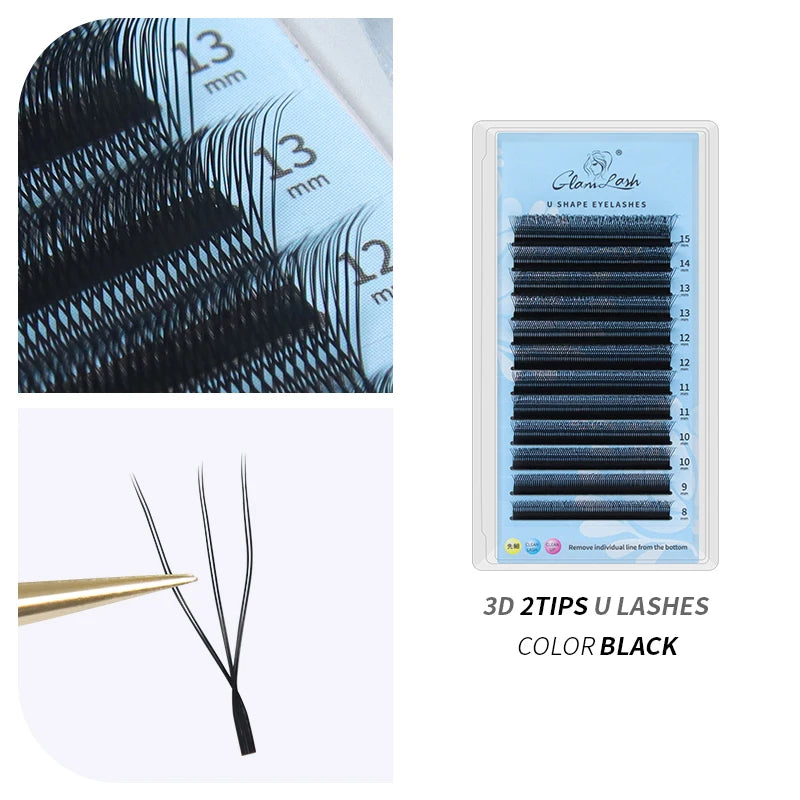 GLAMLASH YY UYY U3DW U4DW U5DW C/D/M/L Eyelash Extension False Lash
