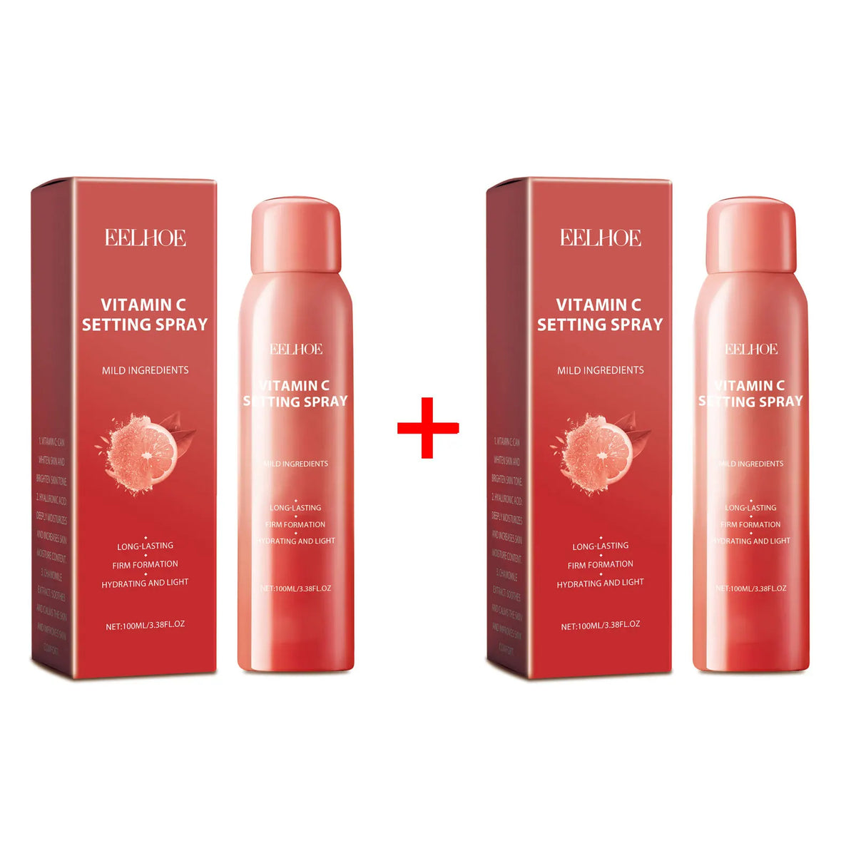 Vitamin C Setting Spray Waterproof Refreshing Makeup Fixer Oil Control Long Lasting Makeup Moisturizing Makeup Finishing Spray