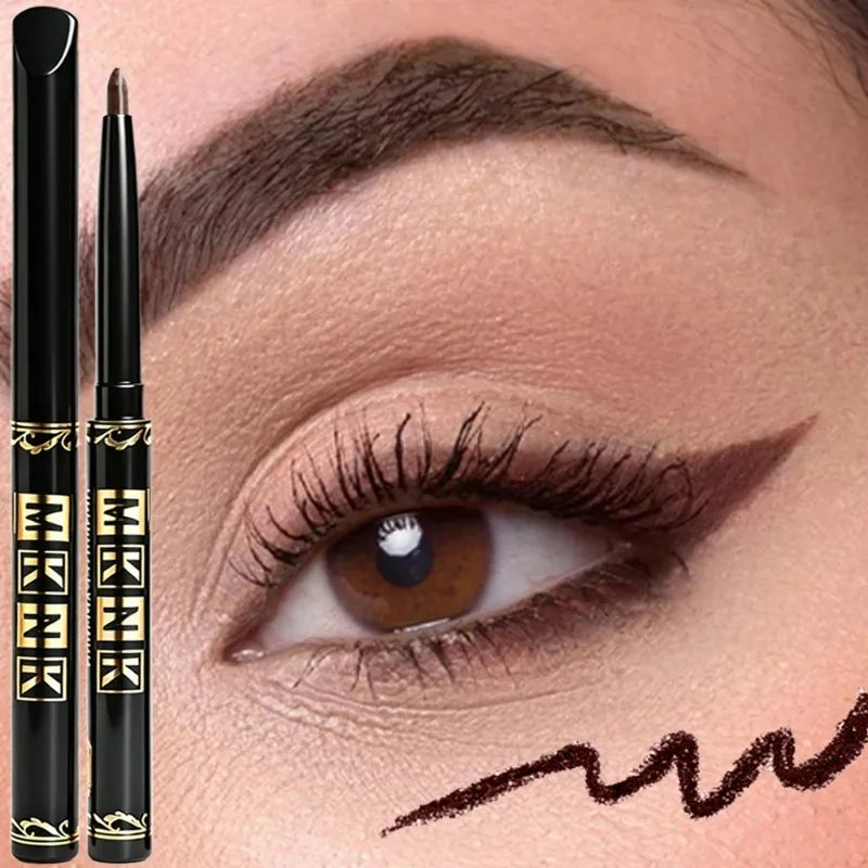 1-12Pcs Waterproof Black Eyeliner Gel Pencils Smudge-Proof Long-Lasting &Beginner-Friendly Smooth High Pigmented Punk Eye Makeup