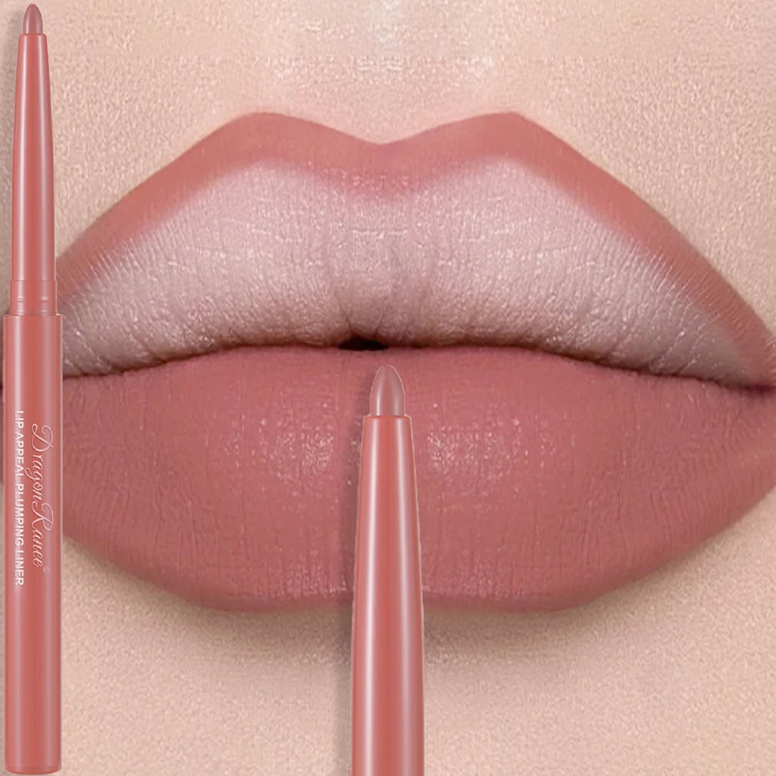 Multi Color Matte Lip Liner Crayon, Velvet Waterproof Lip Pencil for Outline & Fill Lips, Long Lasting Non Stick Lip Makeup