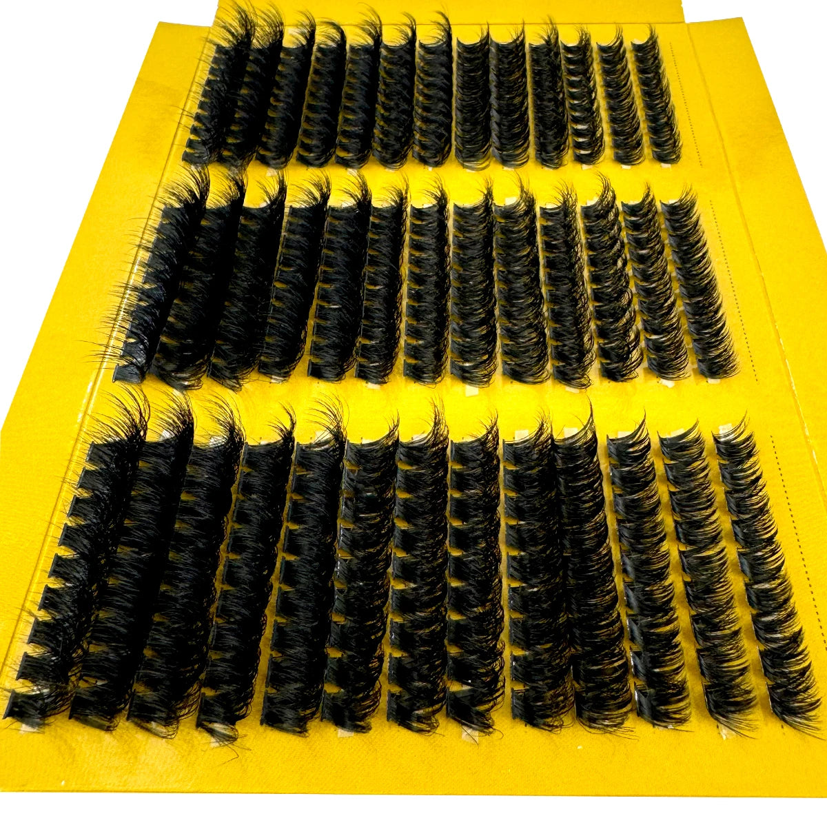 5D Fluffy Thick Eyelash Clusters C/D Curl Wispy Individual Lashes 290 fans 60+80+100 Mix Eyelash Extensions False Eyelashes