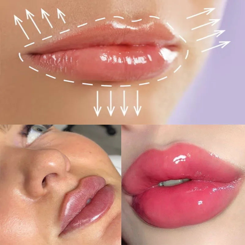 Lip Booster Plumping Serum Oil Hyaluronate Acid Moisturizing Sexy Enhancer Non-Irritating Brighten Fade Lines Plump Products