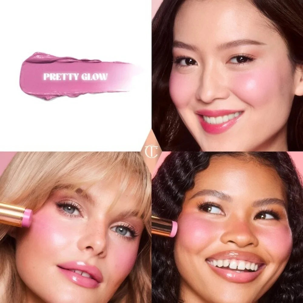 Charlotte Tilbury Liquid Foundation Cushion Foundation Setting Spray Pressed Powder Love 2 Color Powder Blusher Eyeshadow Rouge