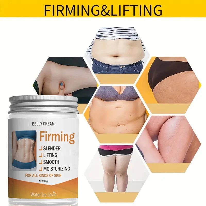 Abdominal Firming Cream, Skin Firming Moisturizing Lotion, Lifting Body Moisturizer, Body Firming Cream, Suitable for Abdomen, Thighs, Buttocks, and Arms, Suitable for All Skin Types