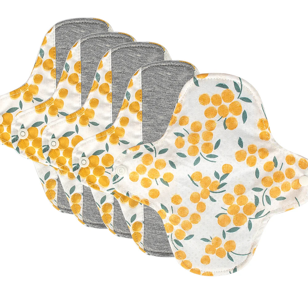 1pc/5pcs Anti Slip Washable Sanitary Pad Graphene Sterilization Underwear Panty Liner Lady Personal Care Reusable Daily Pads