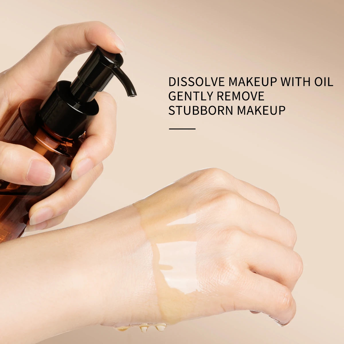 Mercilen Black Tea Cleansing and Clarifying Makeup Remover Oil 185ml, a Gentle Cleansing Oil Suitable for Sensitive Skin, Deeply Cleans Pores and Removes Impurities, Contains Camellia Seed Oil and Plant-Based Squalane, Suitab