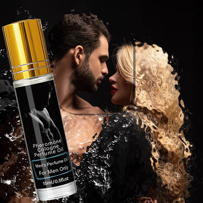 Lemonfay Pheromone Cologne Perfume Oil, Men's Roll-On Fragrance for Alluring Daily Wear