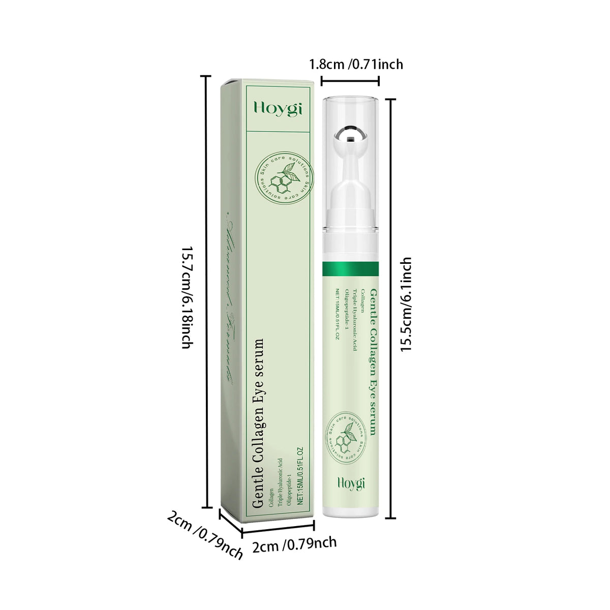 Collagen Eye Serum Cream Anti Dark Circles Eye Bags Eyes Puffy Repair Brightening Tighten Lifting Moisturizing Under Eye Roller