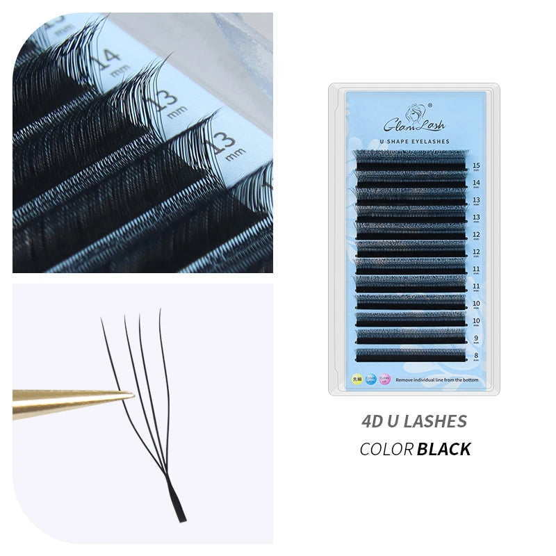 GLAMLASH YY UYY U3DW U4DW U5DW C/D/M/L Eyelash Extension False Lash